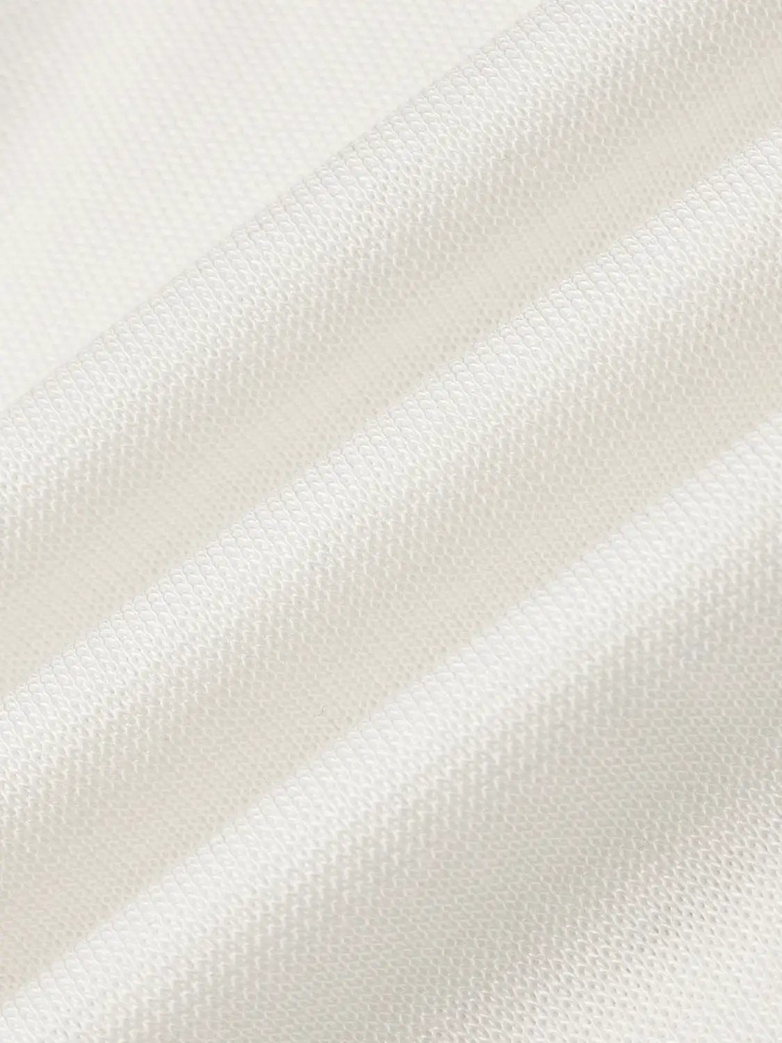 Beaded Boat-neck Long Sleeve Lyocell T-shirt