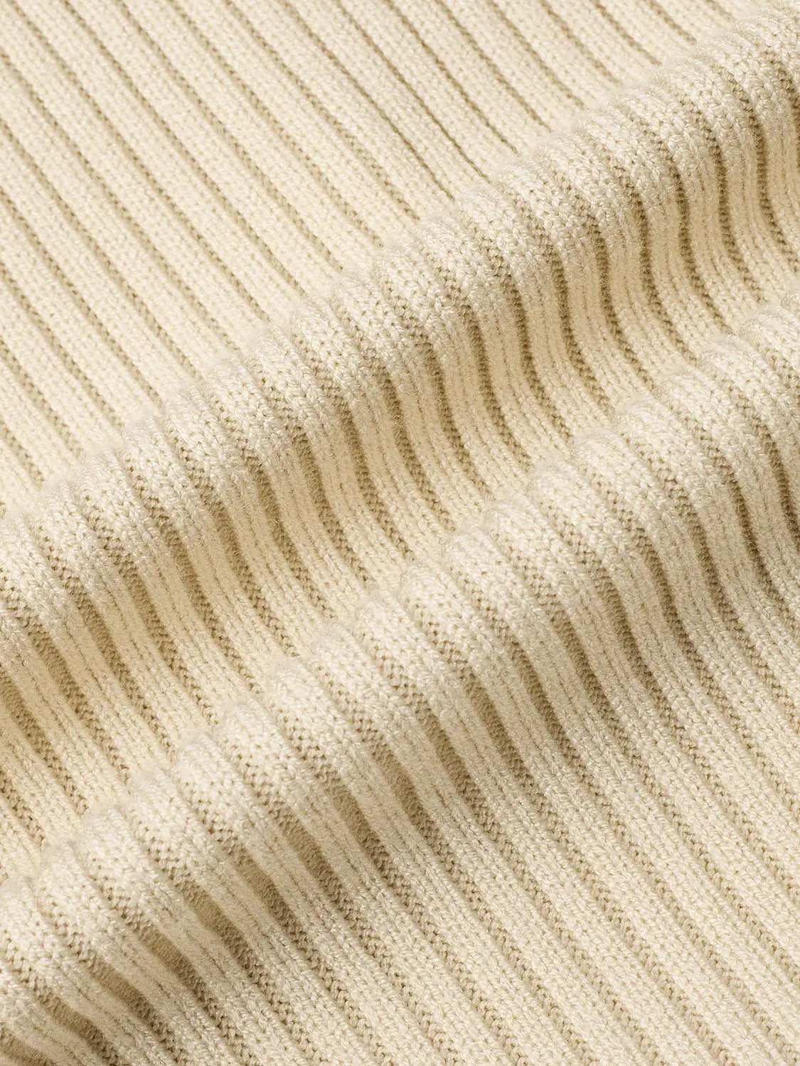 Puff Shoulder Tailored Knitted Cardigan