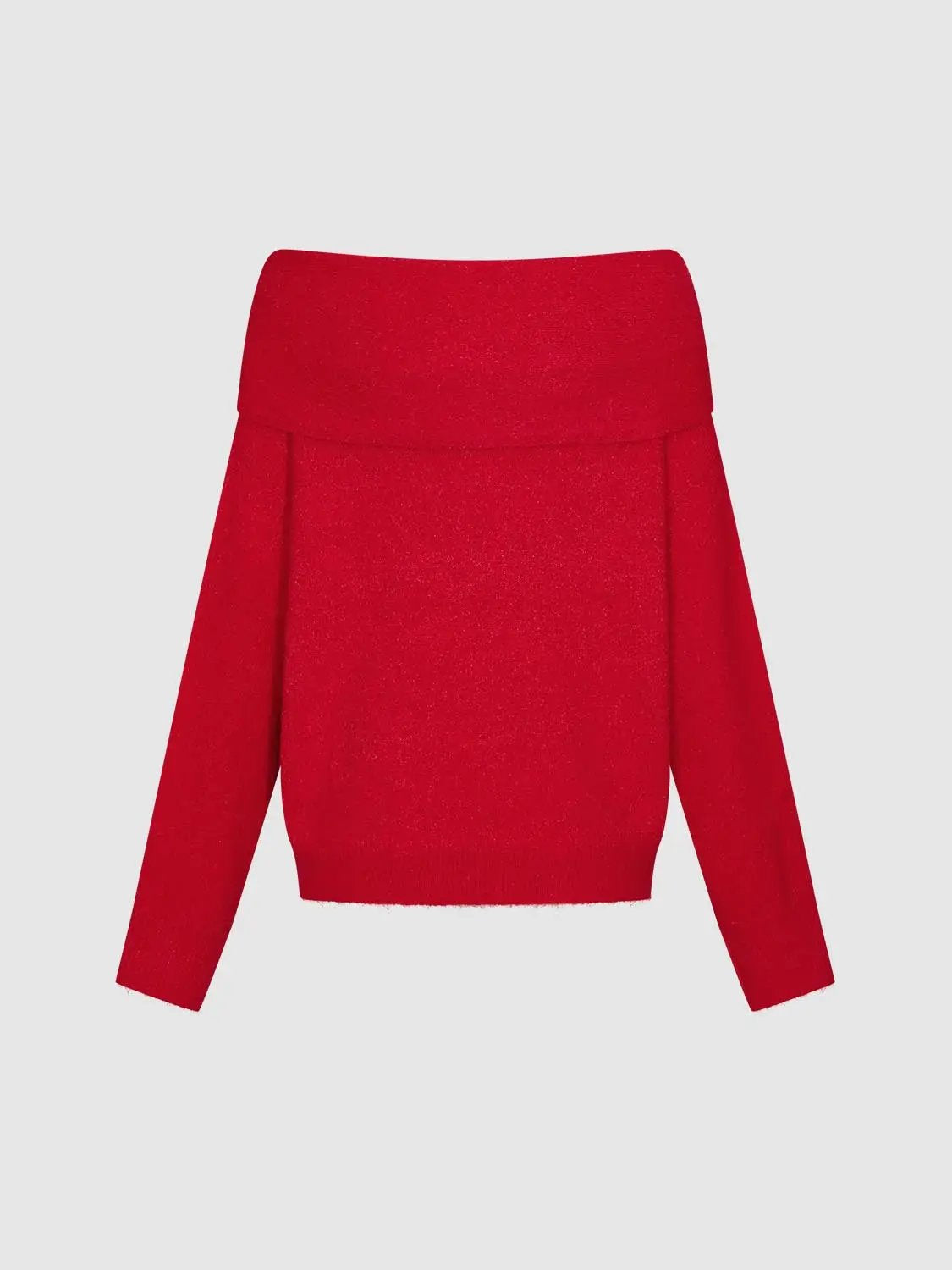 Wrap Front Tie Textured Long Sleeve Pullover