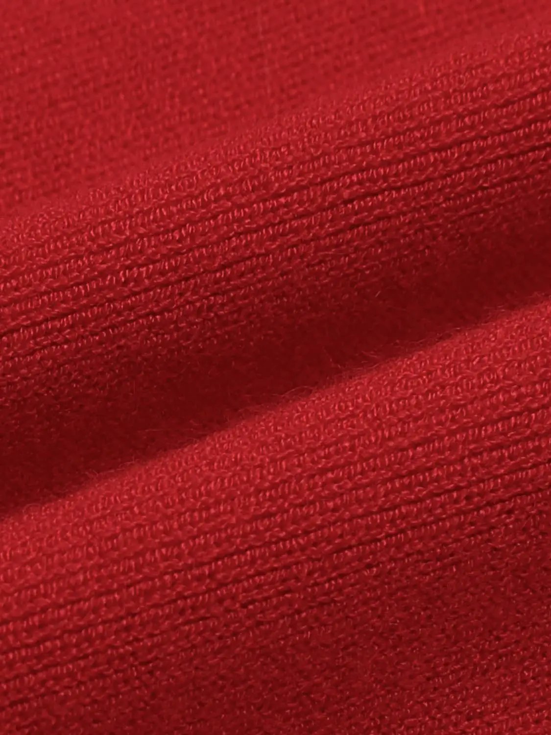 Button High Collar Knit Top