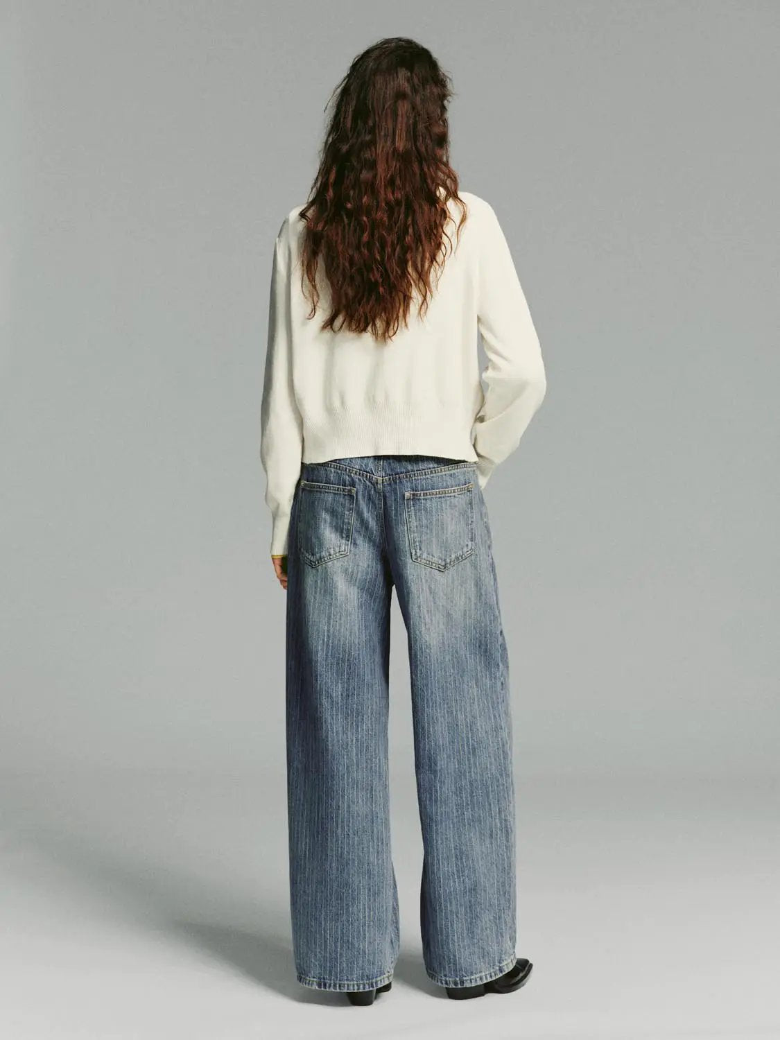Ribbed Zip Front Fitted Mock Neck Long Sleeve Jacket