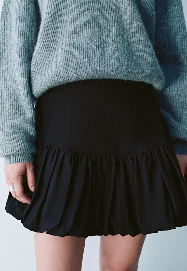 Cotton Leopard Print Tiered Ruffle Skirt