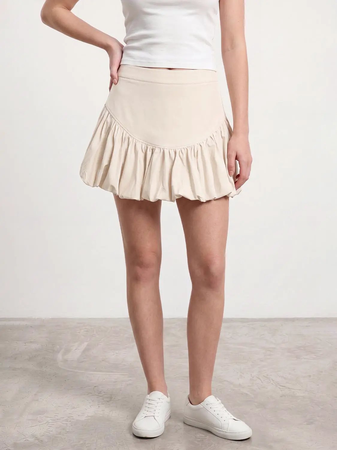 Cotton Leopard Print Tiered Ruffle Skirt