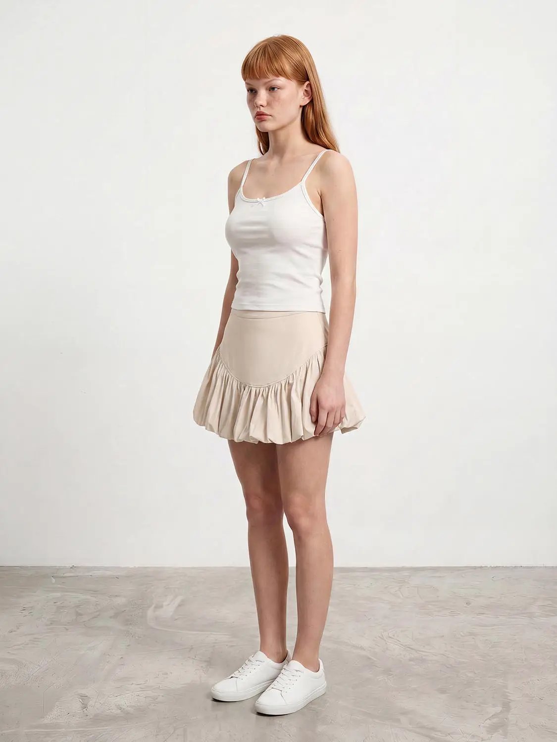 Cotton Leopard Print Tiered Ruffle Skirt