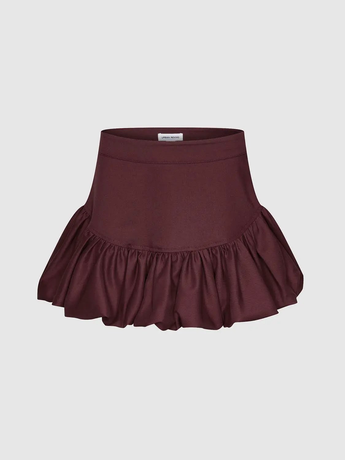 Cotton Leopard Print Tiered Ruffle Skirt