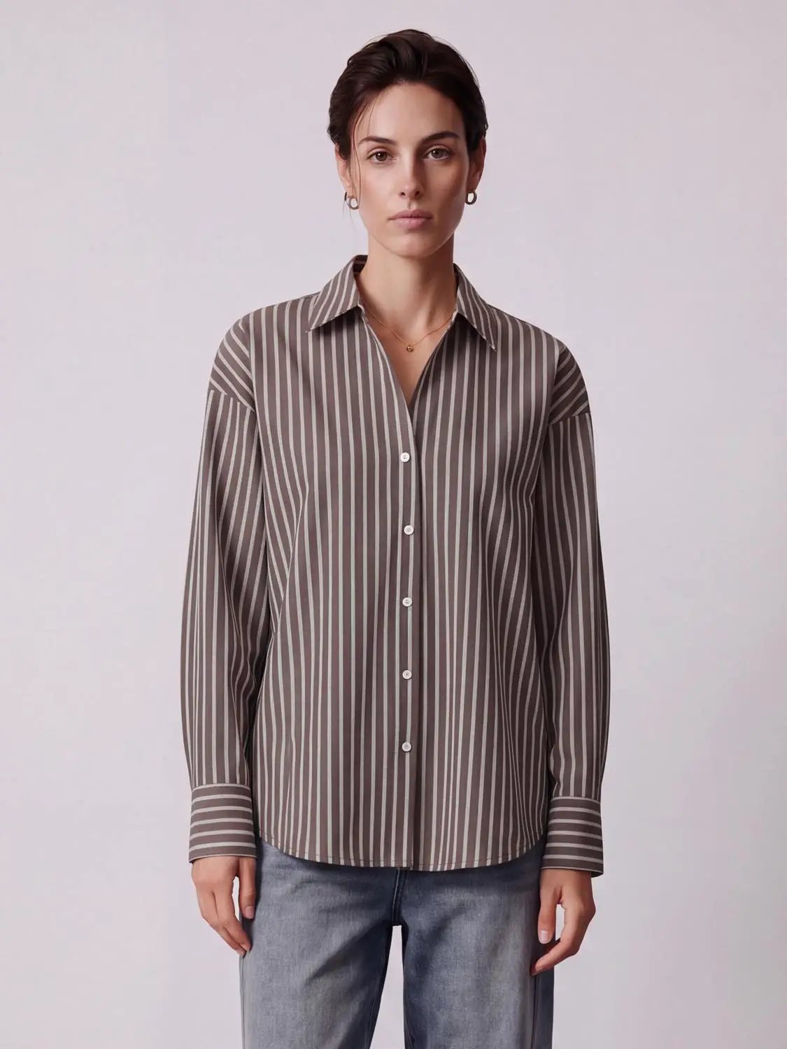 Striped Button Up Shirt