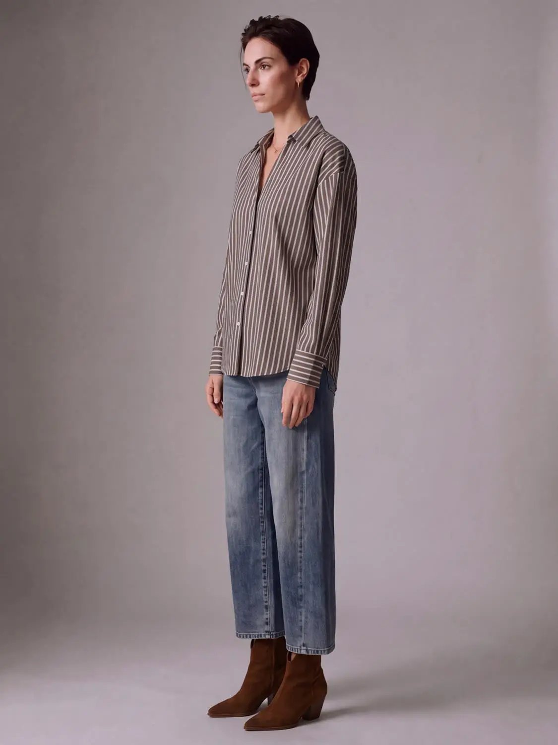 Striped Button Up Shirt