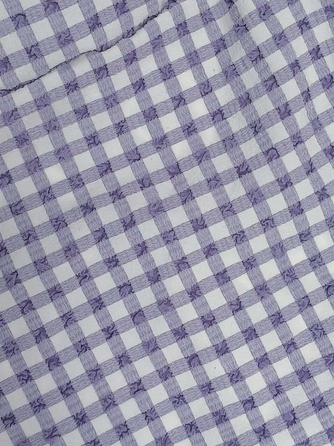 Gingham Square Neck Cropped Wide Strap Tank Top