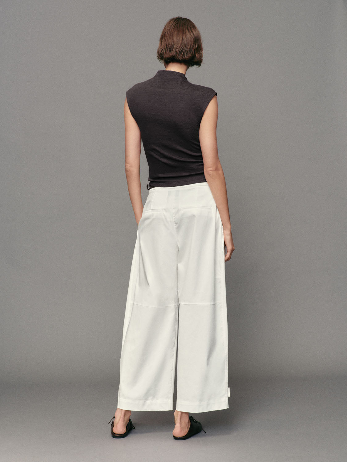 Lightweight Textured Cotton Knit Slim T-Shirt