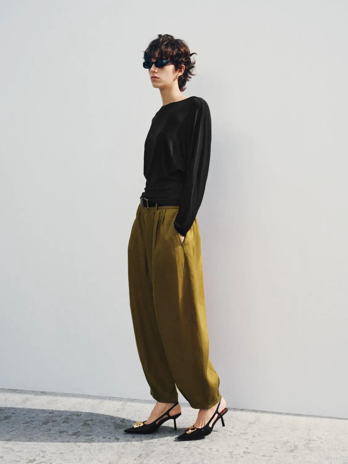 Long Sleeve Crew Neck Knit Top