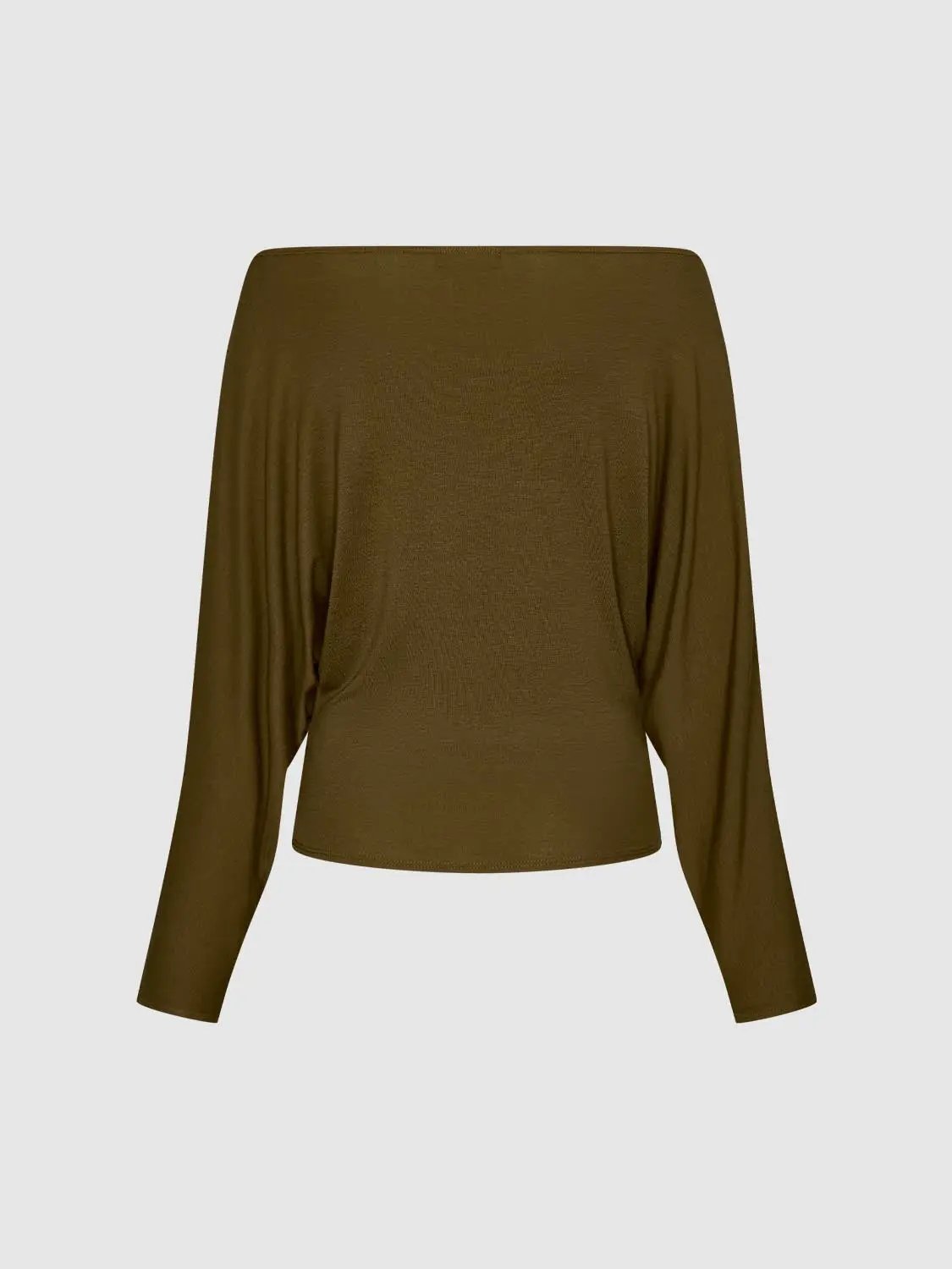 Long Sleeve Crew Neck Knit Top