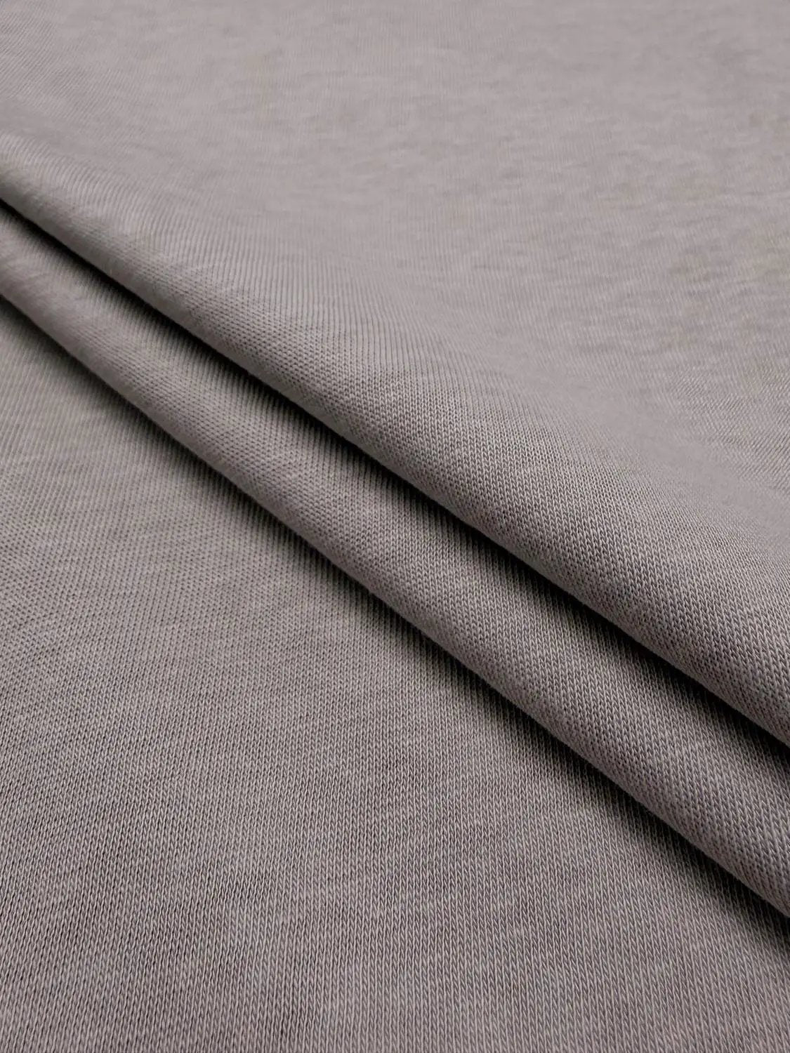 Cropped Draped Boat Neck Long Sleeve Cotton Blend T-Shirt