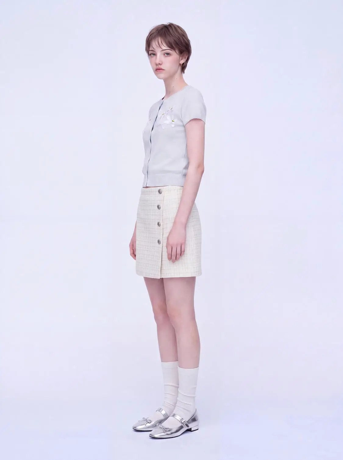 Tweed A-Line Skirts