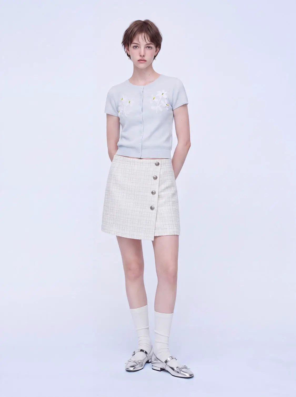 Tweed A-Line Skirts