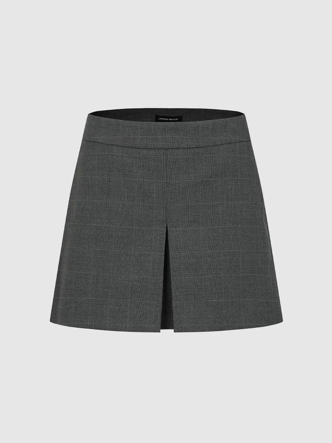 A-Line Pleated Mini Skirt
