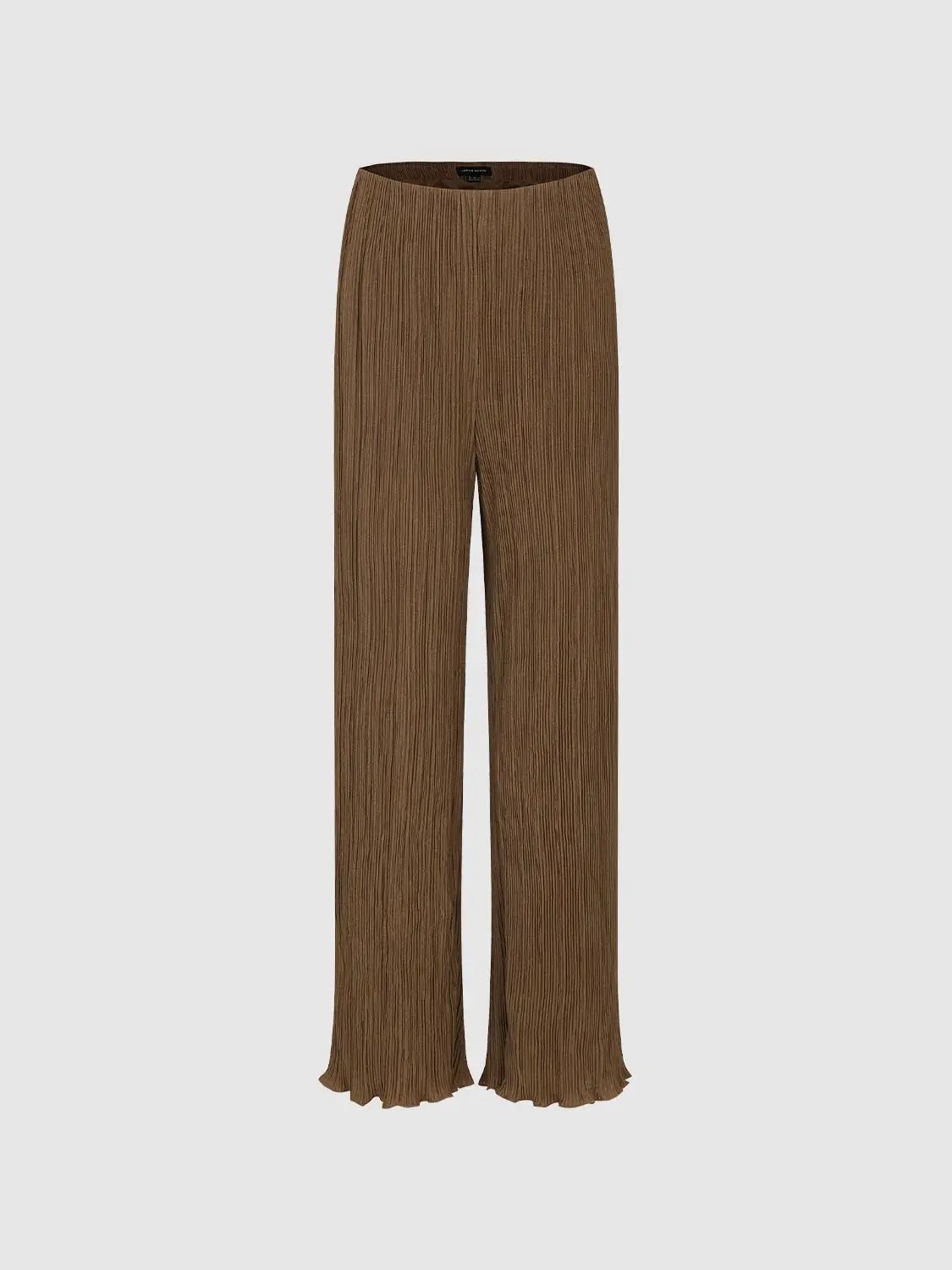 Structured Straight Leg Non-stretch Pants