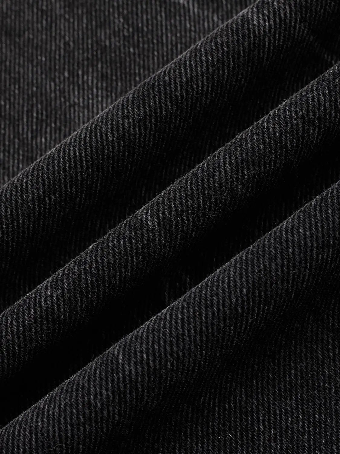 Straight Leg Non-Stretch Cotton Denim Jeans