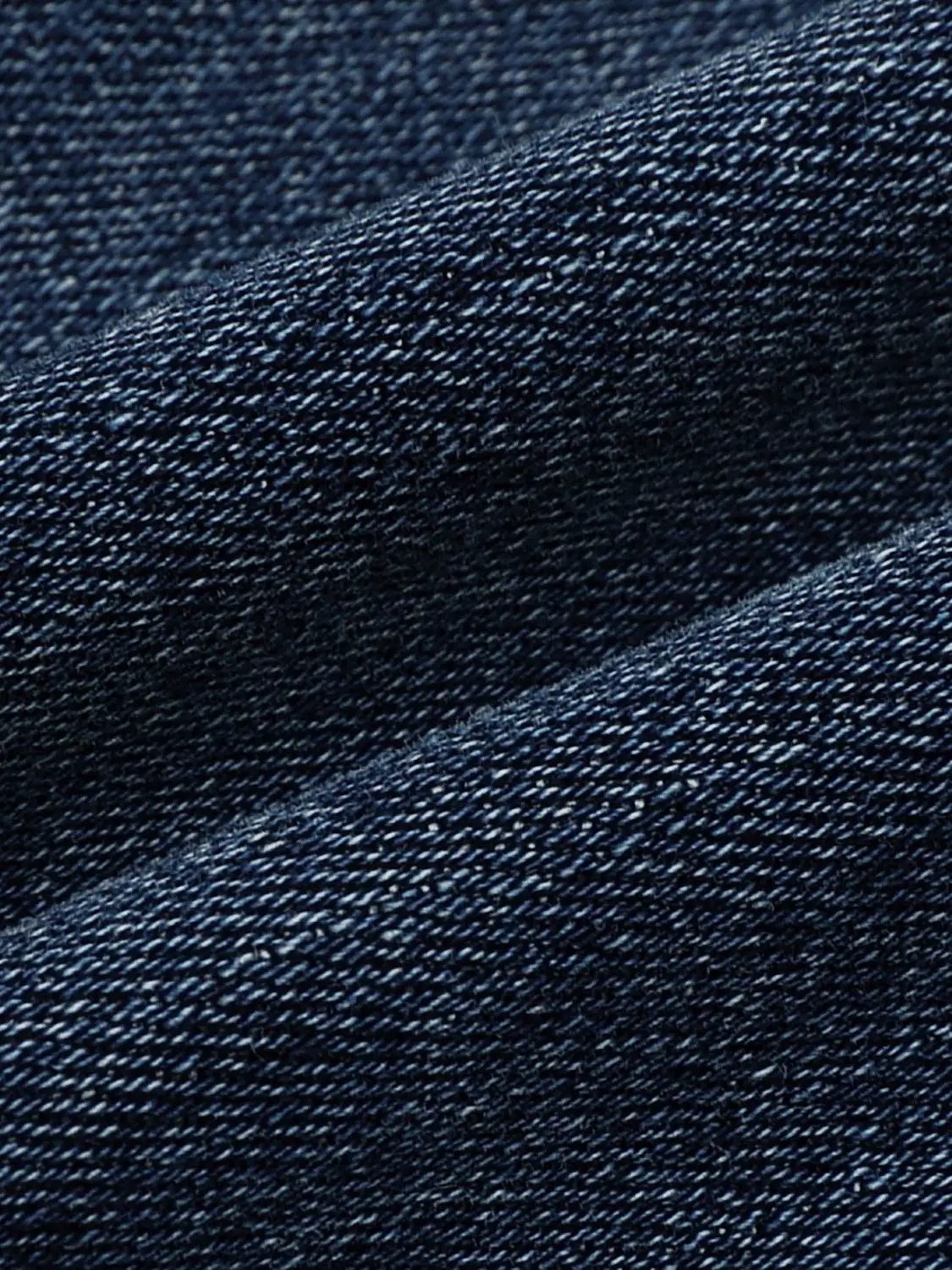 Mid Rise Wide-Leg Slight Stretch Cotton Jeans