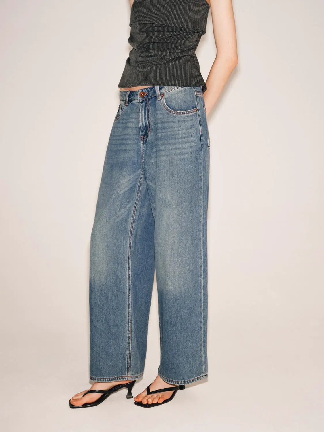 Straight Denim Jeans