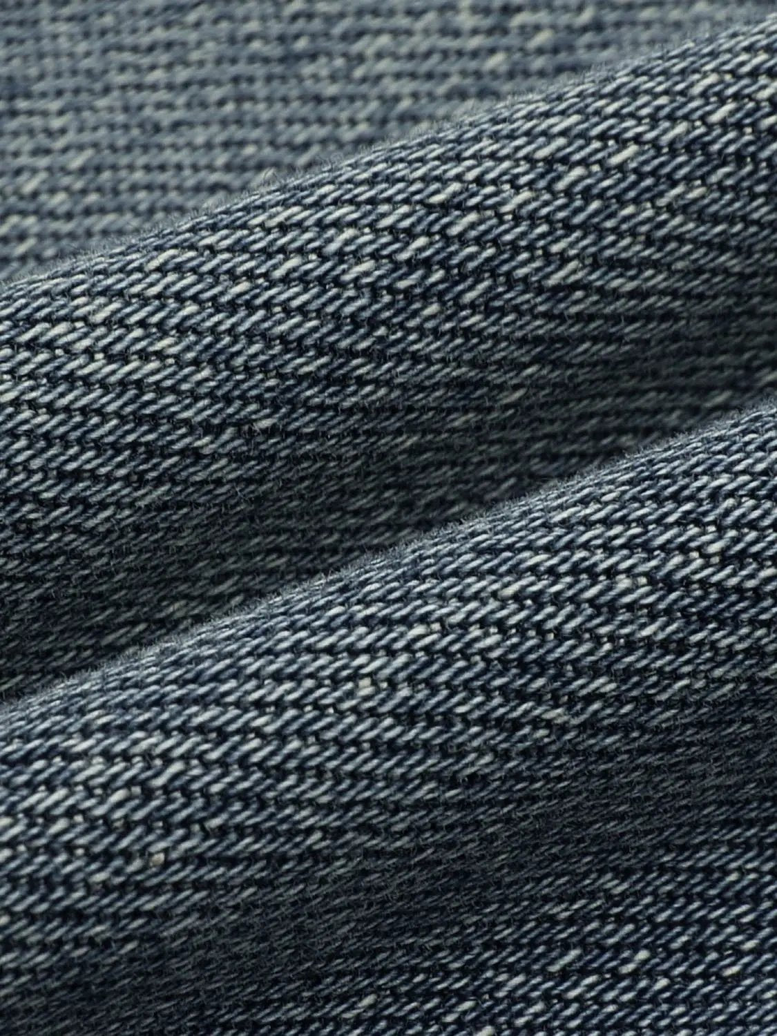 Mid-rise Wide-Leg Cotton Blend Jeans