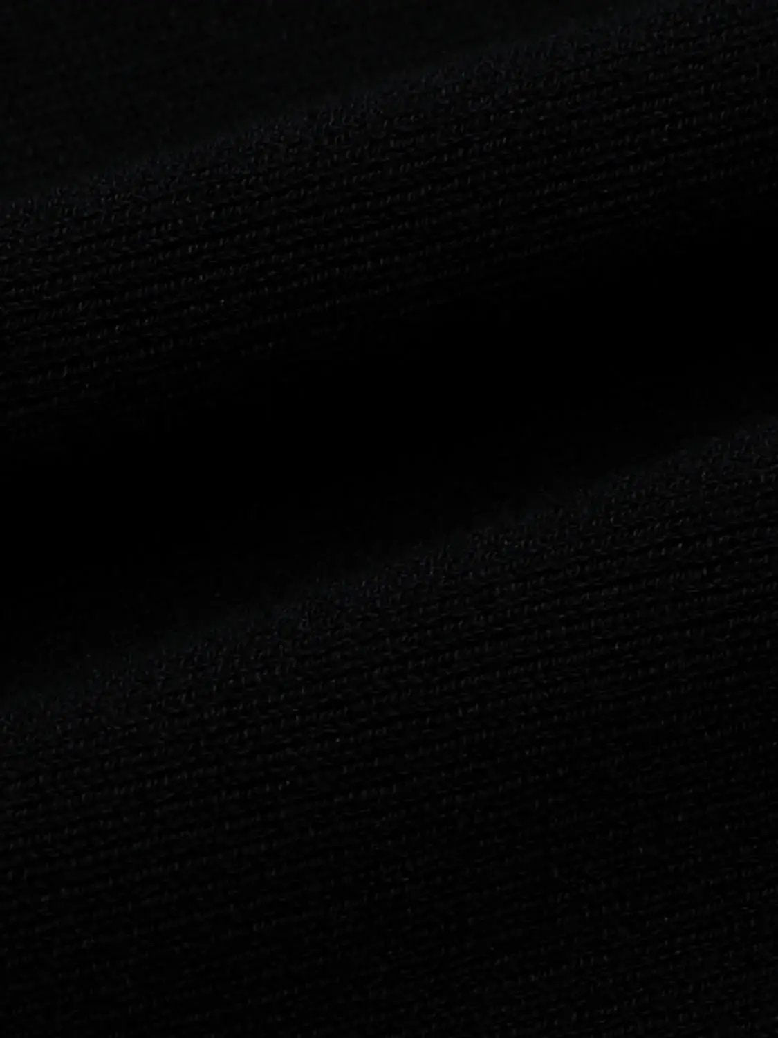 Fold Over Asymmetric Neck Cotton Knit Long Sleeve T-Shirt