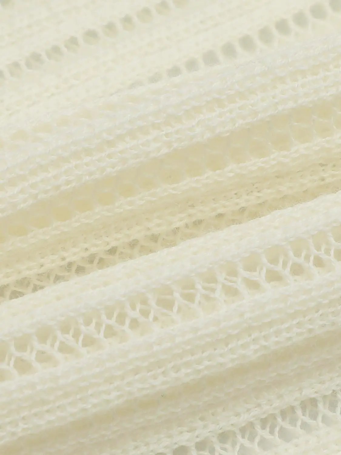 Ribbed Cotton Long Sleeve Knit Top