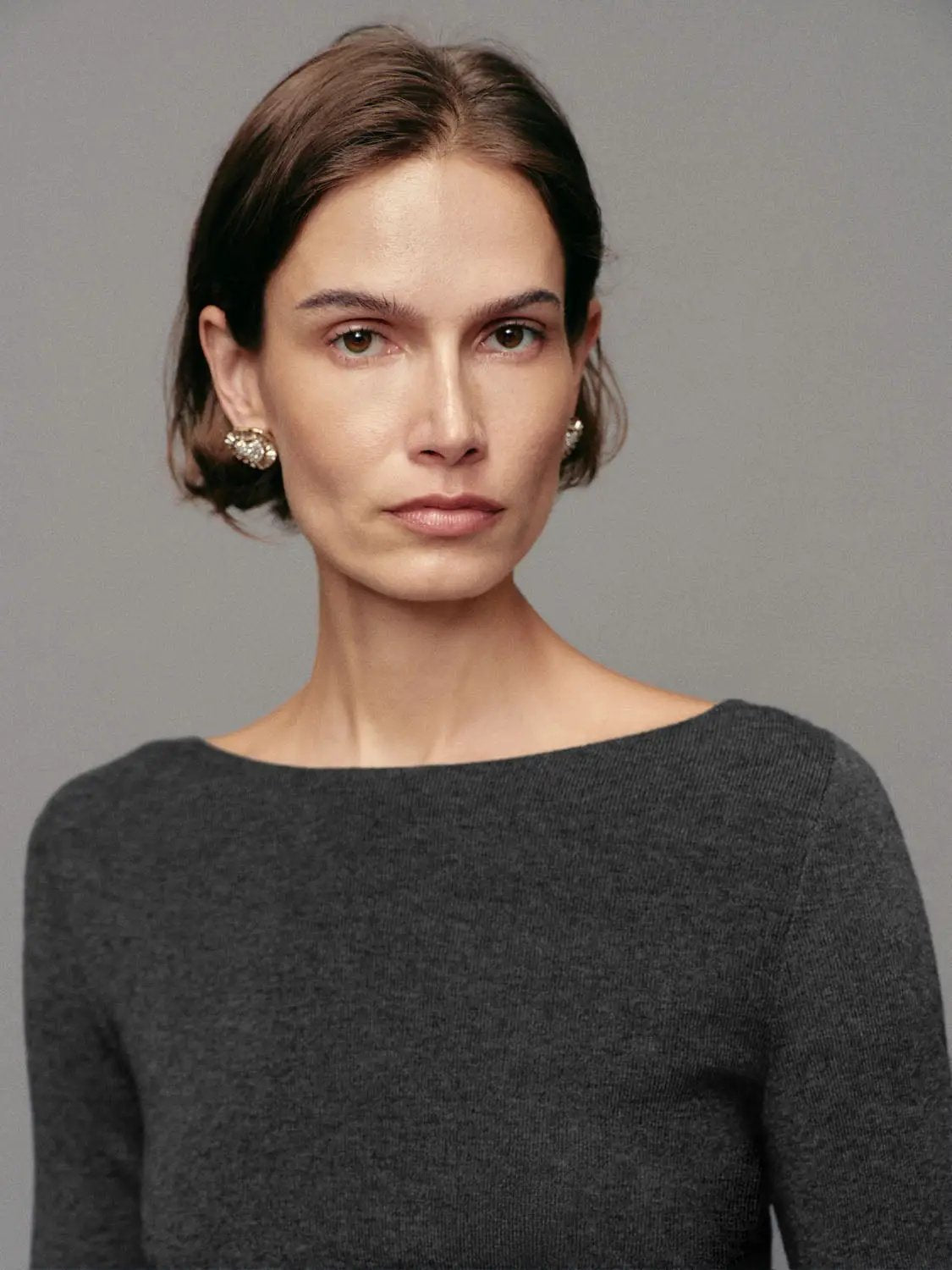 Ribbed Long Sleeve Boat Neck Tie Waist Knit Top