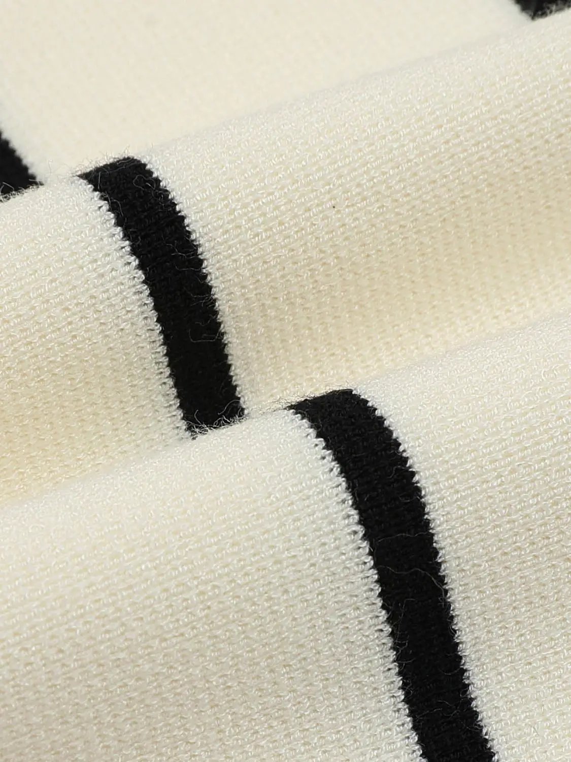 Horizontal Striped Mini Knit Skirt