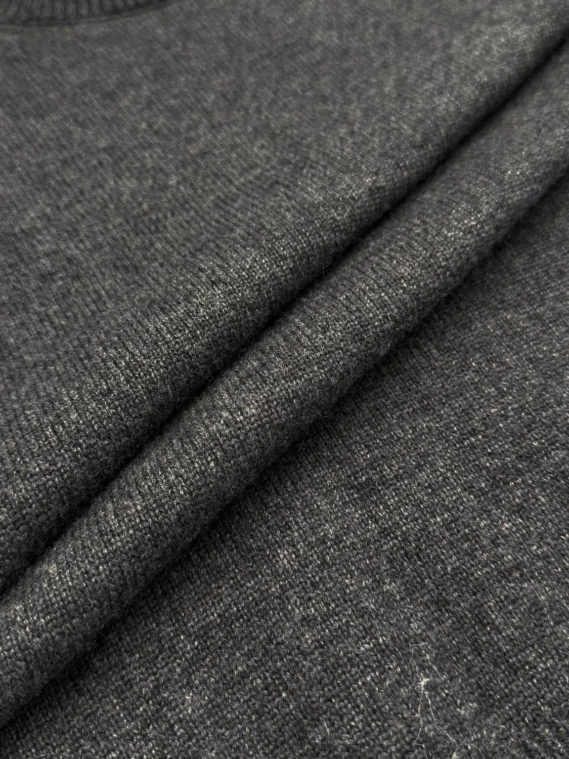 Ribbed Oversized Crew Neck Short Sleeve Knit Sweater