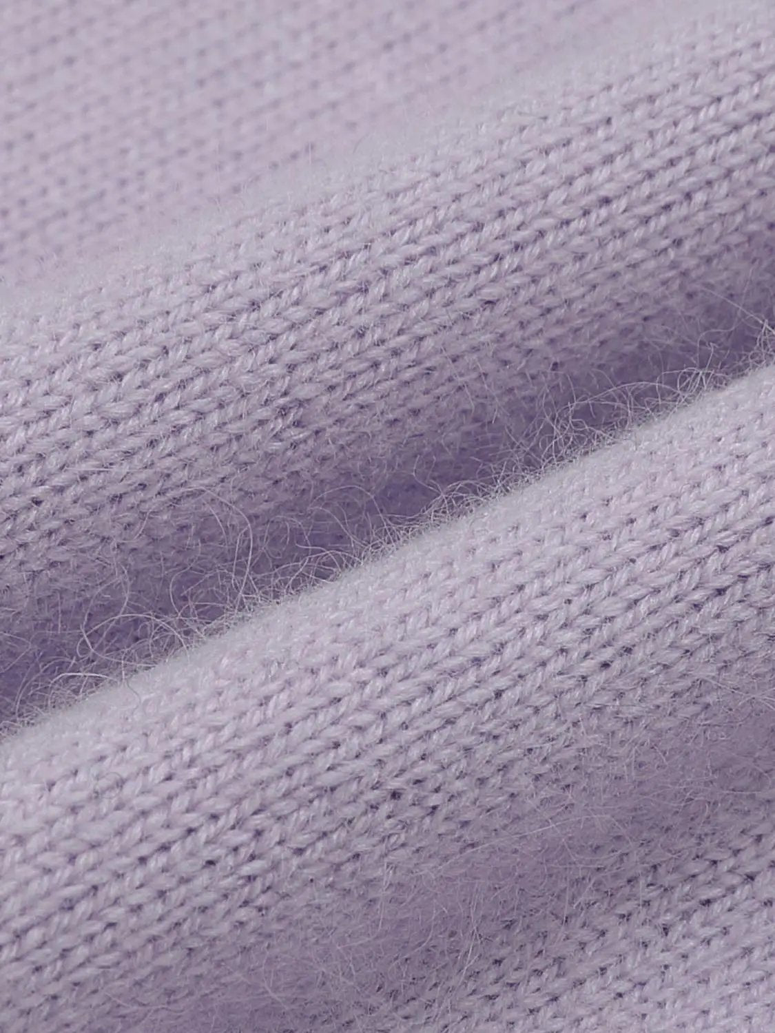 Ribbed Fitted Mock Neck Long Sleeve Knit T-Shirt