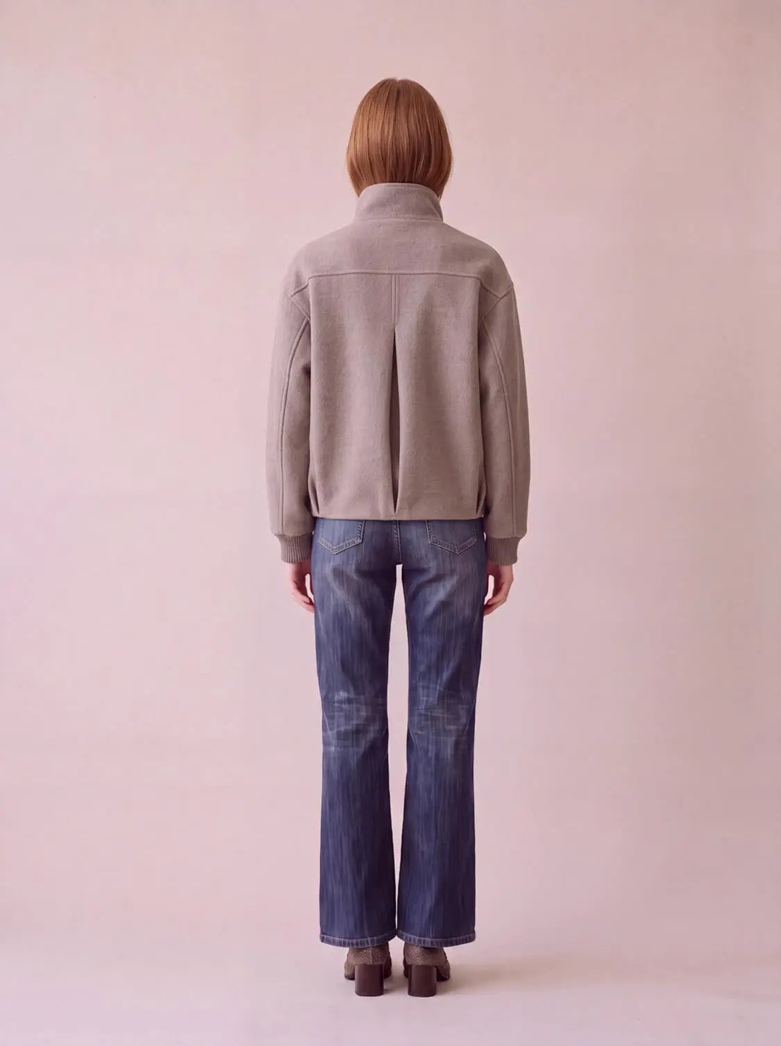 Funnel Neck Thick Jackets