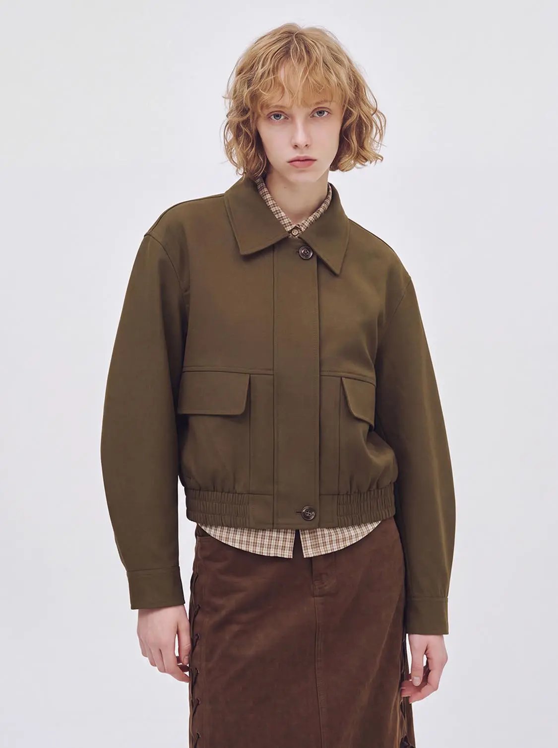 Balloon Sleeve Bomber Jackets
