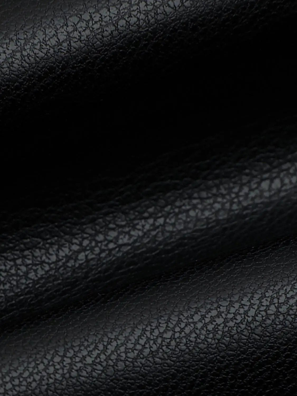 Pleated Vegan Leather A-Line Skirts