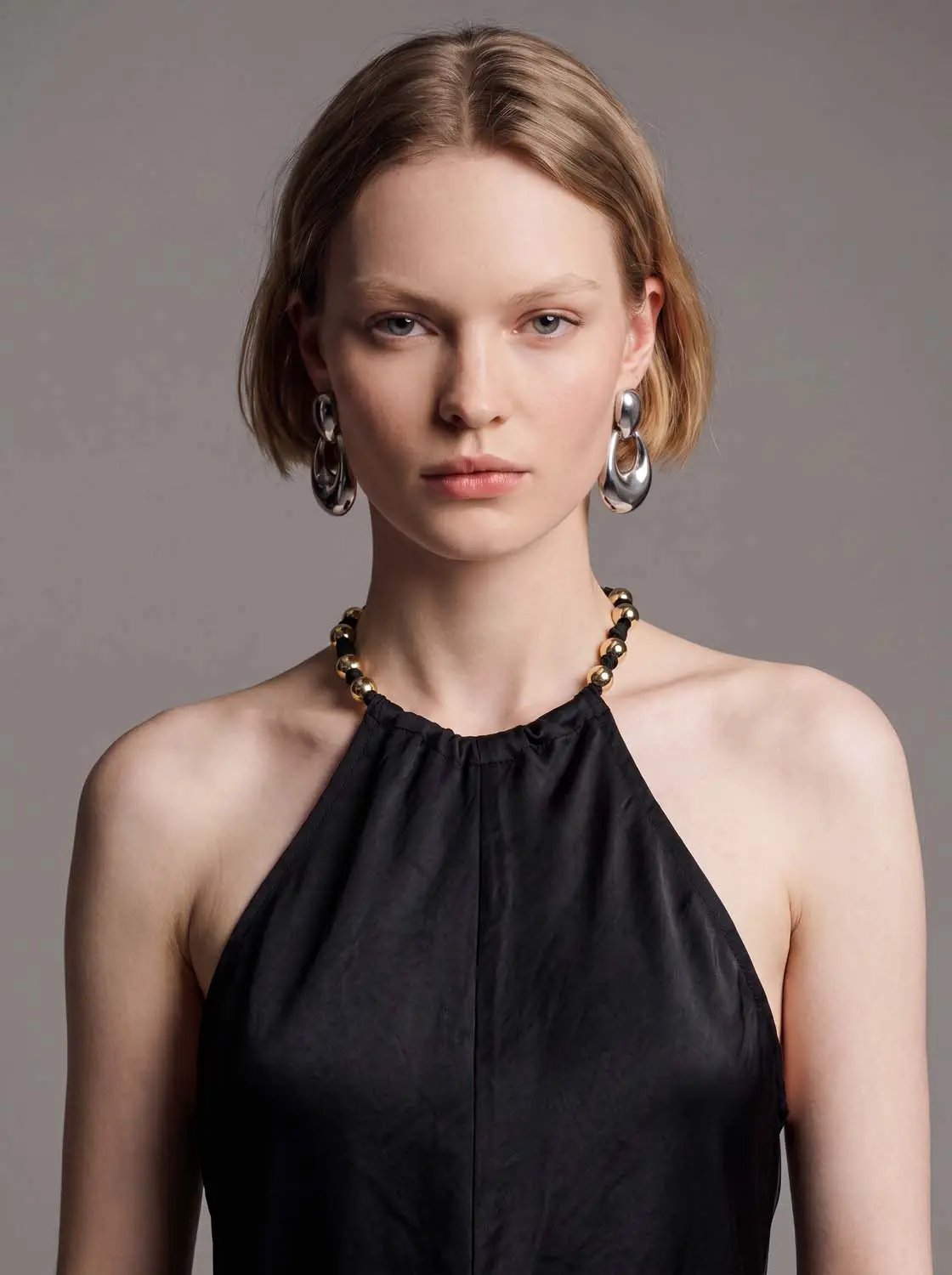 A-Line Sleeveless Maxi Dress With Asymmetric Hem