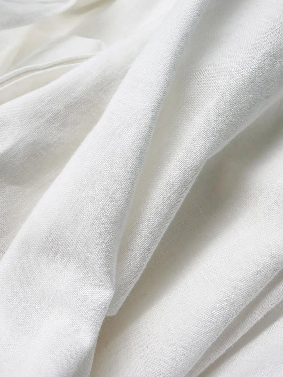 Tie Waist A-Line Collared Sleeveless Maxi Cotton Linen Dress