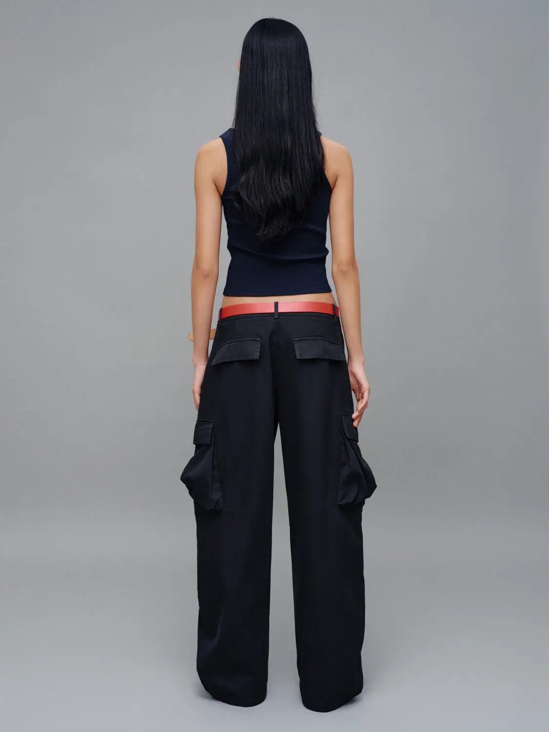 Square Neck Slim Fit Cropped Cotton Layering Tank Top