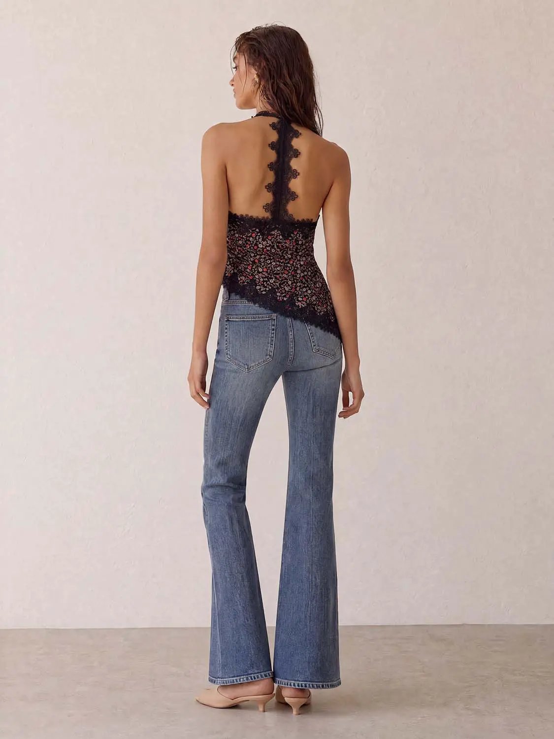Textured Lace Long Sleeve Medium Weight Cardigan