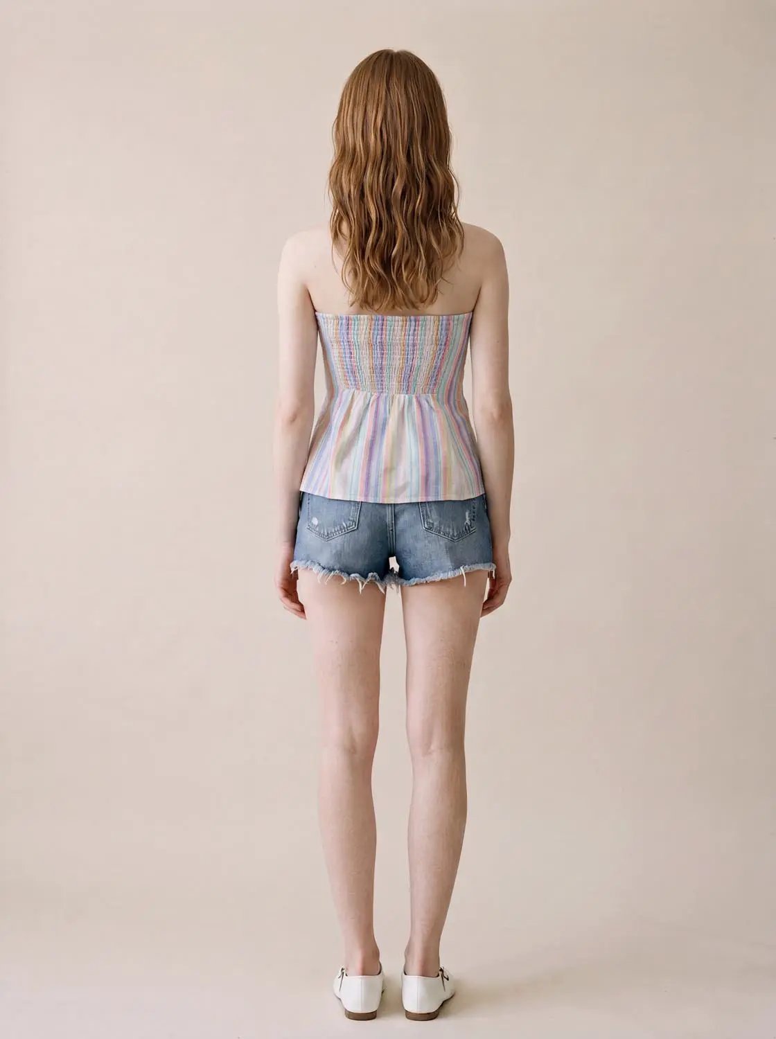 Pastel Striped Lightweight Cardigan Shirt