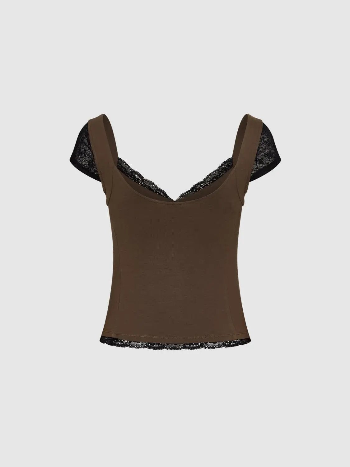 Lace Trim V-neck Cami Top