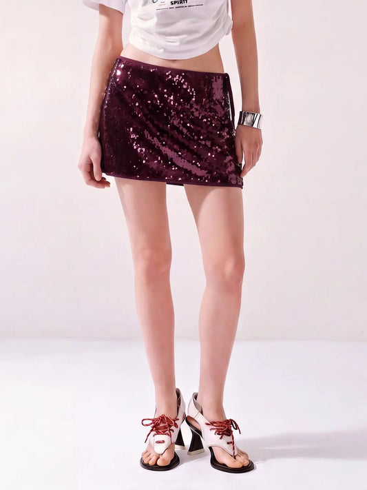 Sequin Mini Skirts