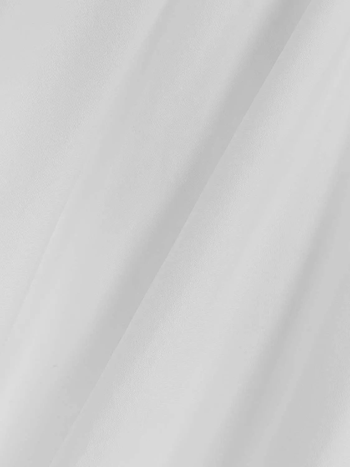 Elastic Waist Asymmetric Hem Cotton Skirt