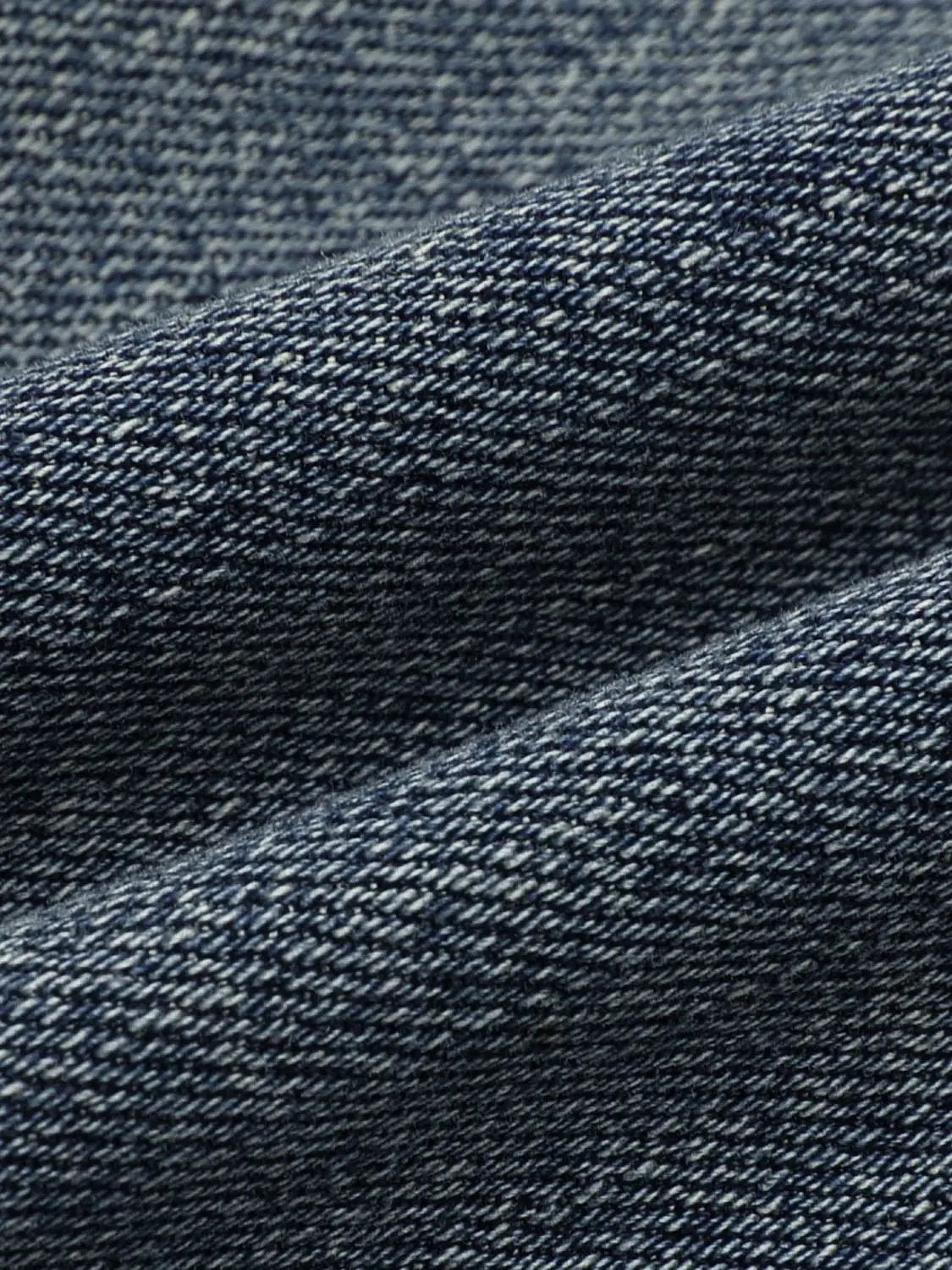 Faded Vintage Washed Mid-rise Flare Cotton Jeans