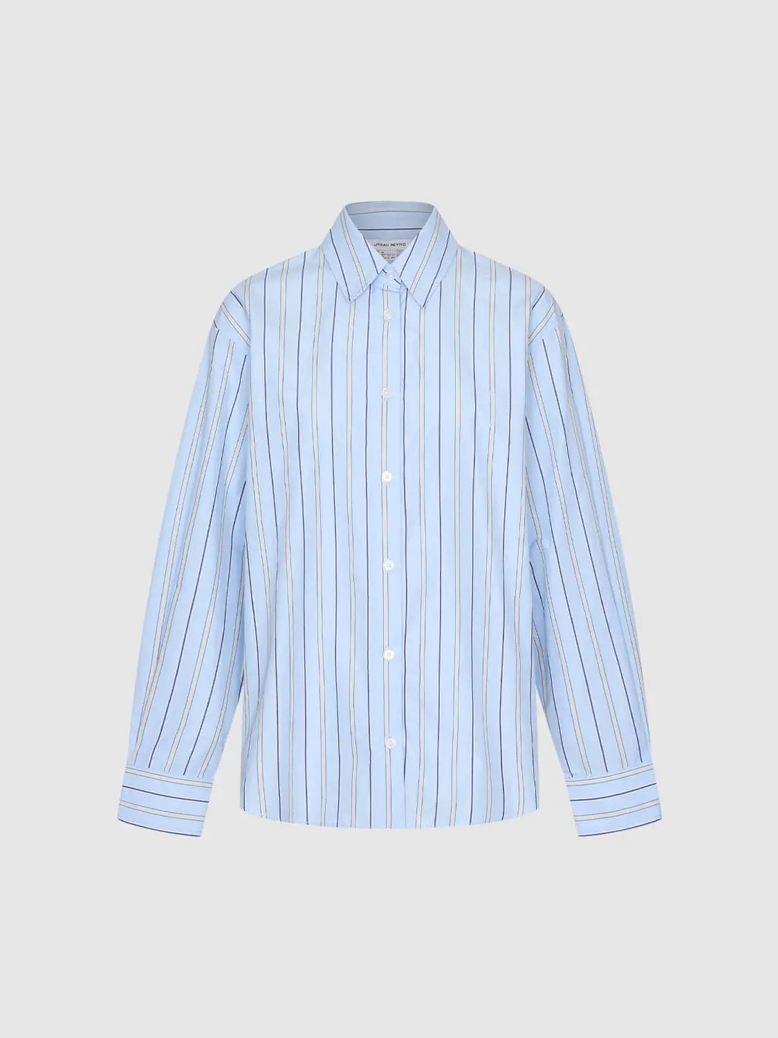 Button Down Long Sleeve Cotton Shirt