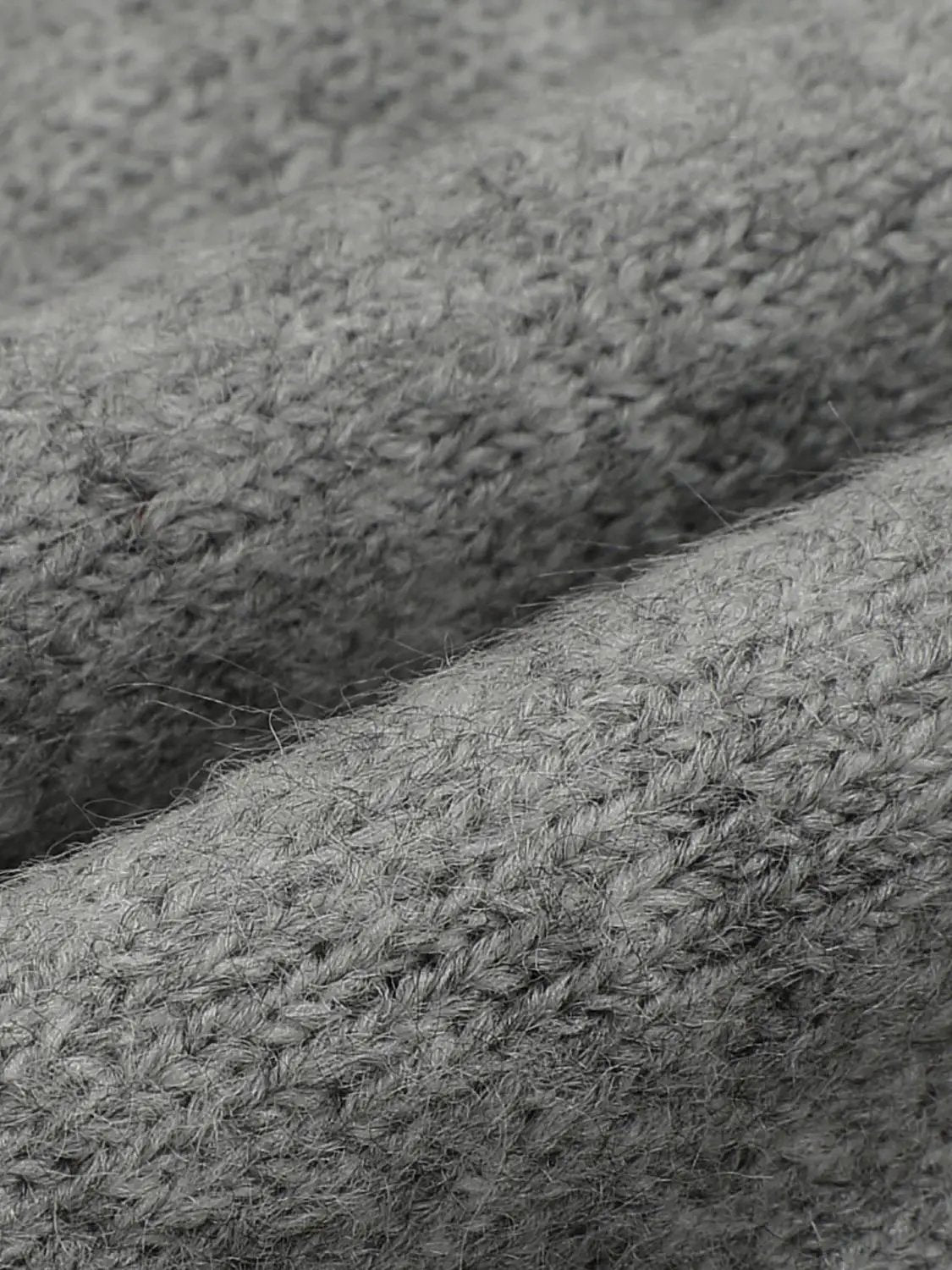 Distressed Ribbed Knit Long Sleeve Cardigan