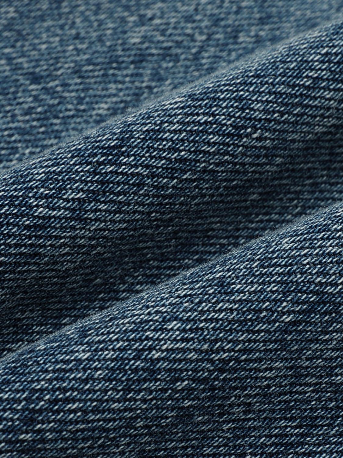 Washed Wide-leg High-waisted Cotton Jeans