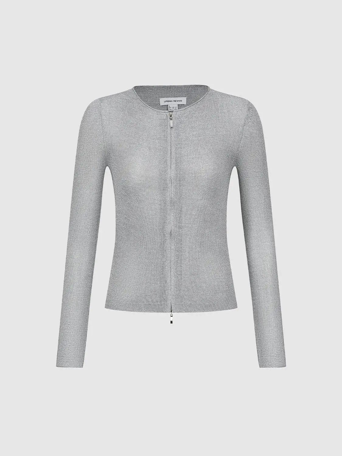 Zip Through Knitted Cardigans
