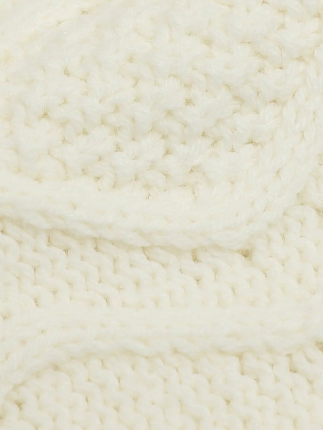 Cable Knit Hooded Long Sleeve Cotton Blend Cardigan