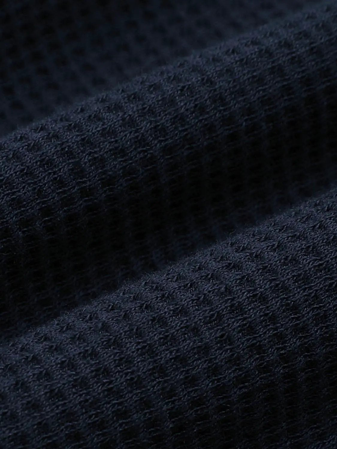 Zip Front Textured Long Sleeve Cotton Blend Hoodie