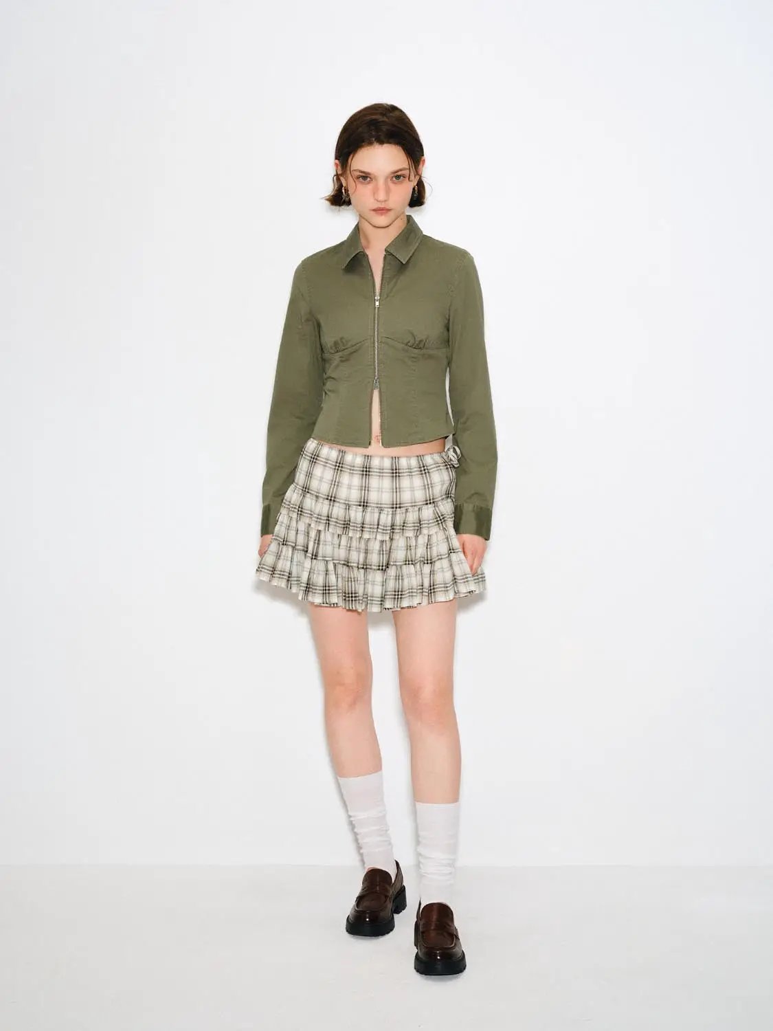 Button Front Long Sleeve Shirt