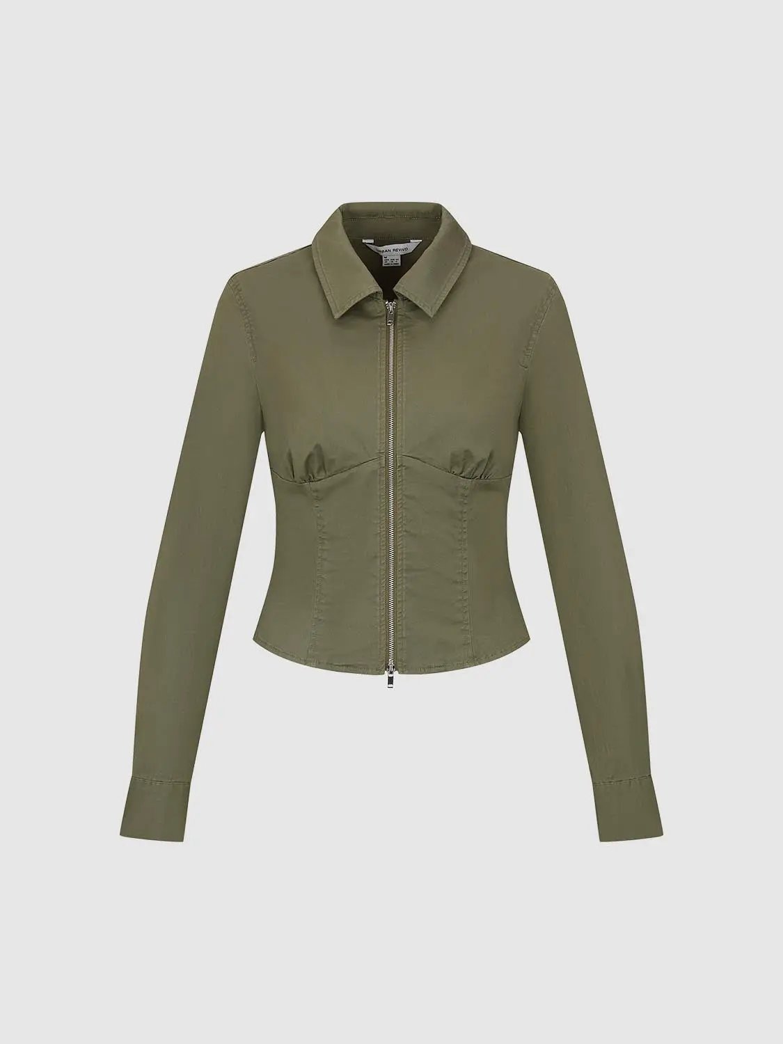 Button Front Long Sleeve Shirt